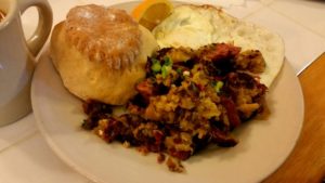 Corned Beef Hash at Cake Cafe NOLA